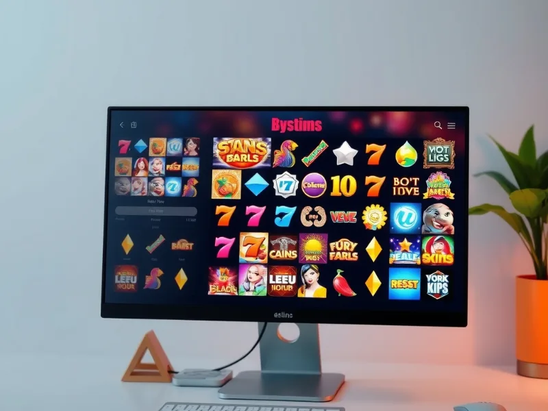 หน้าจอการเลือกเกมสล็อตก่อนทดลองเล่น