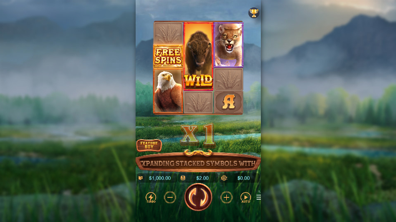 ภาพปกเกม Buffalo Win Infinity Reels จาก PG Soft