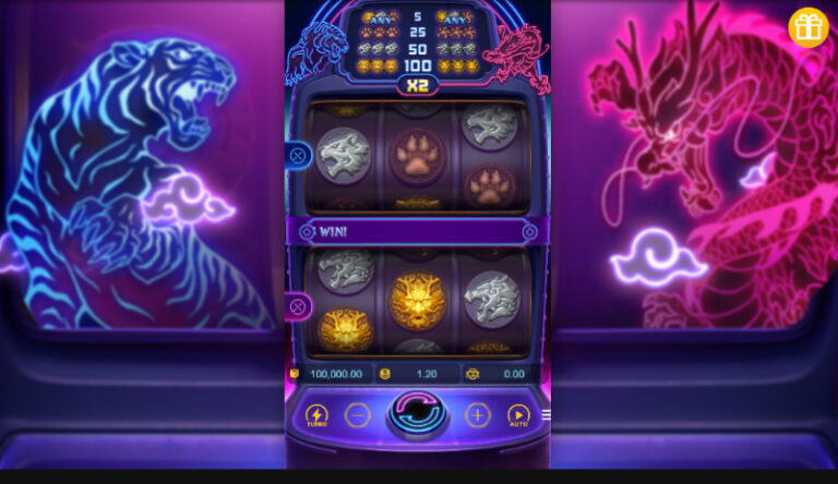 ภาพปกเกม Dragon Tiger Luck จาก PG Soft