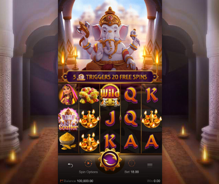 ภาพปกเกม Ganesha Gold จาก PG Soft