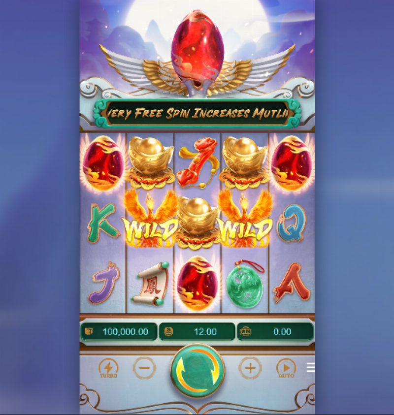 ภาพปกเกม Phoenix Rises จาก PG Soft